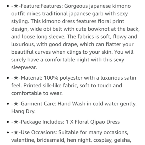 NEW Kimono Dress - Picture 6 of 7